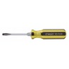 STANLEY Desarmador Plano No Magnético con Capacidad de Amarre, 6-3/4", Ergonómico, 0.25", 3", 7/32"