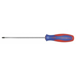 WESTWARD Desarmador Phillips de Uso General, 10", Acanalado, 6", #1, Phillips