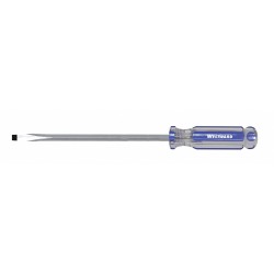WESTWARD Desarmador Plano de Uso General, 12-1/2", Acanalado, 0.33", 8", 5/16", Plana