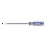 WESTWARD Desarmador Plano de Uso General, 12-1/2", Acanalado, 0.33", 8", 5/16", Plana