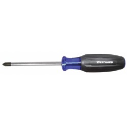 WESTWARD Desarmador Phillips de Uso General, 8-1/4", Ergonómico, 0.25", 4", #2, Phillips