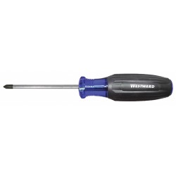 WESTWARD Desarmador Phillips de Uso General, 6-3/4", Ergonómico, 0.13", 3", #1, Phillips