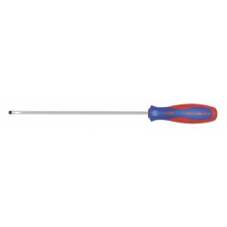 WESTWARD Desarmador Plano de Uso General, 12", Ergonómico, 0.13", 8", 3/16", Plana