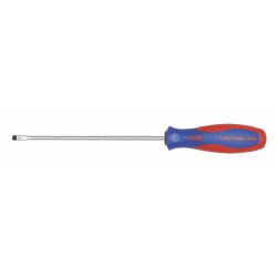 WESTWARD Desarmador Plano de Uso General, 10", Ergonómico, 0.13", 6", 3/16", Plana