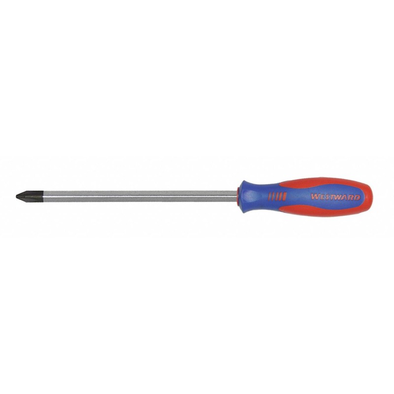 WESTWARD Desarmador Phillips de Uso General, 12-3/4", Ergonómico, 0.33", 8", #4, Phillips