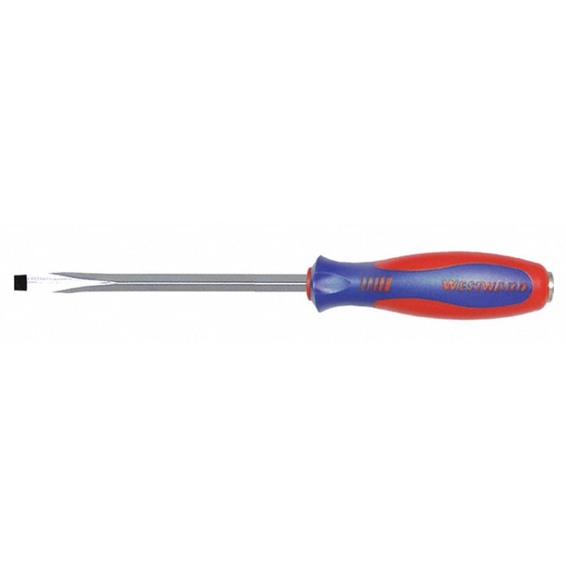 WESTWARD Desarmador Plano para Demolición, 10-3/4", Ergonómico, 0.33", 6", 5/16", Plana
