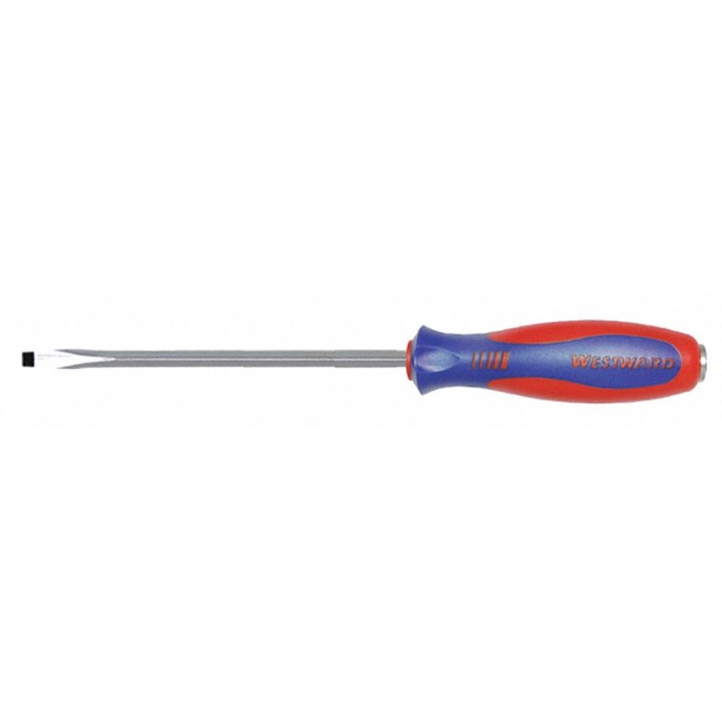 WESTWARD Desarmador Plano para Demolición, 10-1/2", Ergonómico, 0.25", 6", 1/4", Plana