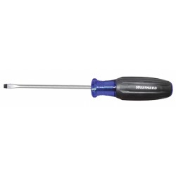 WESTWARD Desarmador Plano de Uso General, 7-3/4", Ergonómico, 0.13", 4", 3/16", Plana