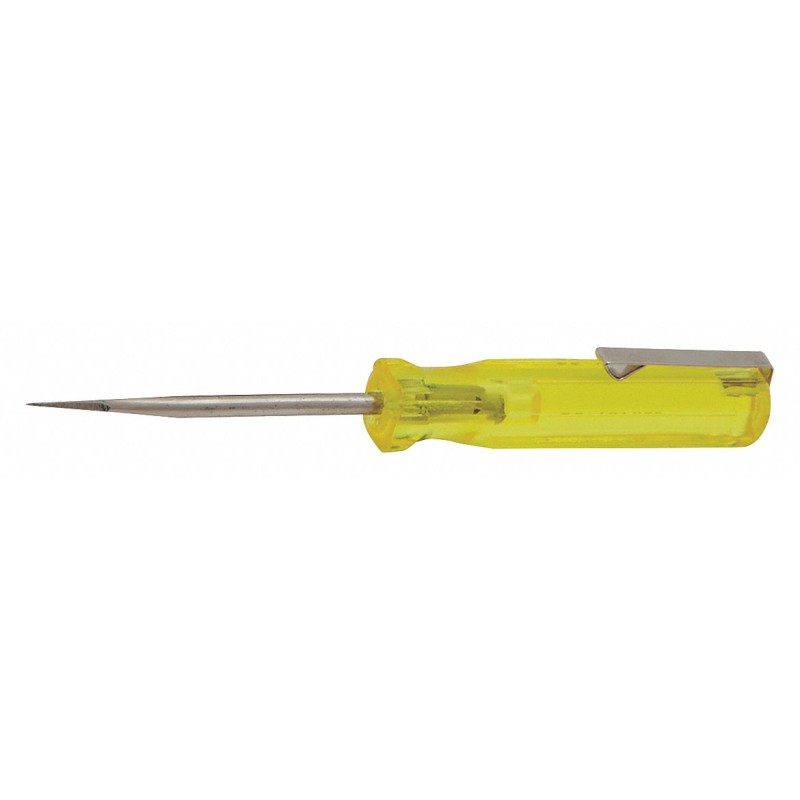 STANLEY Desarmador Plano con Clip para Bolsillo, 5-1/4", Ergonómico, 0.38", 2", 1/8", Plana
