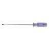 WESTWARD Desarmador Plano de Uso General, 11-1/2", Acanalado, 0.13", 8", 3/16", Plana