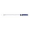 WESTWARD Desarmador Plano de Uso General, 14-1/2", Acanalado, 0.33", 10", 3/8", Plana