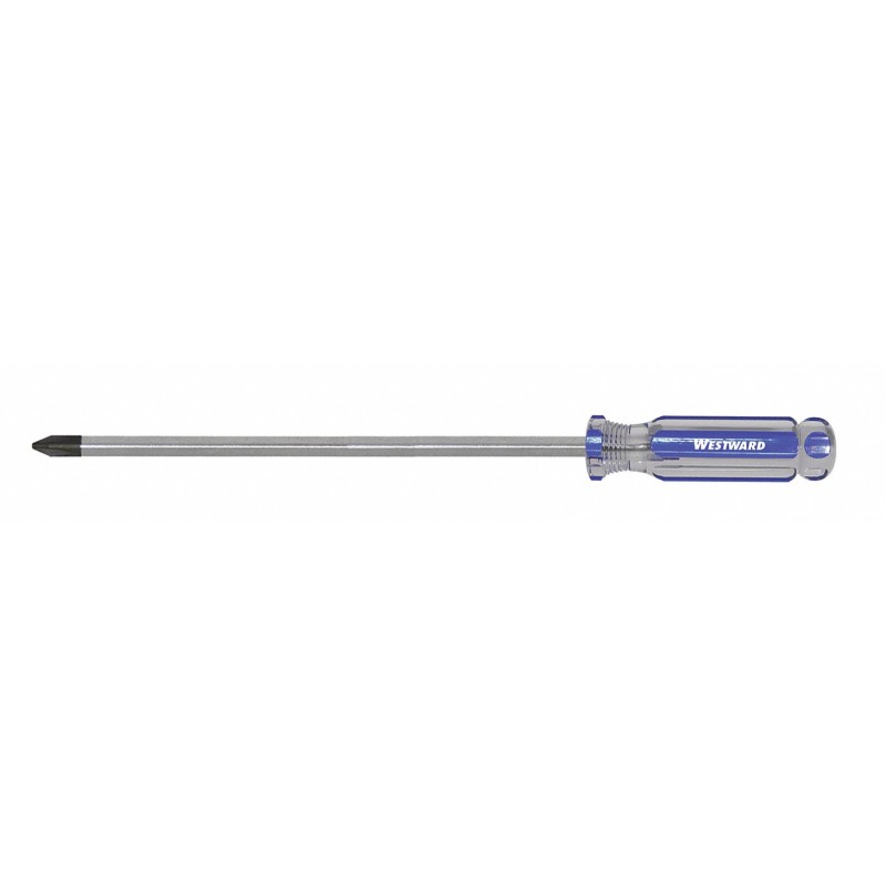 WESTWARD Desarmador Phillips de Uso General, 14-1/2", Acanalado, 0.33", 10", #4, Phillips