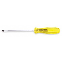 URREA Desarmador, 7-3/8", Ergonómico, 4", 3/16", Plana