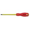 WESTWARD Desarmador Plano Aislado, 9", Moldeado, 5", 7/32", Plana