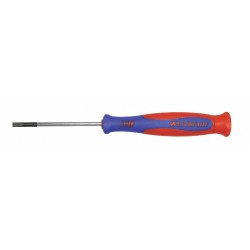 WESTWARD Desarmador Plano de Precisión, 6-1/4", Ergonómico, 0.13", 2-1/2", 1/8", Plana
