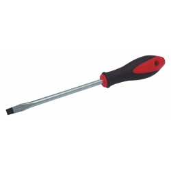 URREA Desarmador, 8-7/16", Ergonómico de Tres Lóbulos, 4", 1/4", Plana