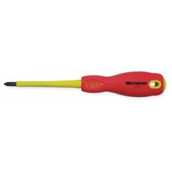 WESTWARD Desarmador Phillips Aislado, 8-1/2", Moldeado, 4", #2, Phillips