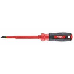 MILWAUKEE Desarmador, 10-1/2", Moldeado, 6", #3, Phillips