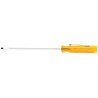 KLEIN TOOLS Desarmador Plano con Clip para Bolsillo, 4-1/4", Moldeado, 0.09", 2", 3/32", Plana
