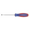 WESTWARD Desarmador Plano de Uso General, 6", Ergonómico, 0.13", 3", 1/8", Plana