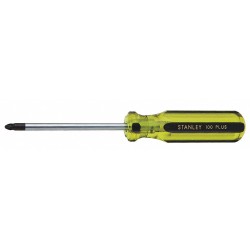 STANLEY Desarmador, 8", Ergonómico, 0.31", 4", #2, Phillips