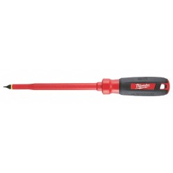 MILWAUKEE Desarmador, 11-11/16", Moldeado, 7", 5/16", Plana