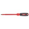 MILWAUKEE Desarmador, 11-11/16", Moldeado, 7", 5/16", Plana