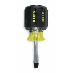 KLEIN TOOLS Desarmador Plano de Uso General, 3-1/4", Ergonómico, 0.38", 1-1/2", 5/16", Plana