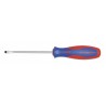 WESTWARD Desarmador Plano de Uso General, 8", Ergonómico, 0.13", 4", 3/16", Plana