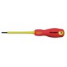 WESTWARD Desarmador Plano Aislado, 5-3/4", Moldeado, 3", 3/32", Plana