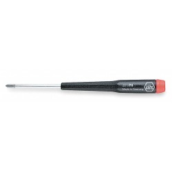 WIHA Desarmador Phillips de Precisión, 5-1/2", Moldeado, Precisión Phillips, 0.12", 2", #0