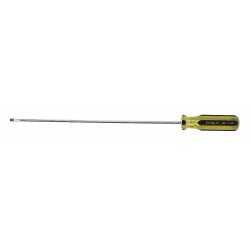 STANLEY Desarmador Plano de Uso General, 8-1/2", Ergonómico, 0.25", 6", 1/8", Plana