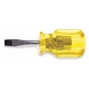 URREA Desarmador, 3-17/32", Ergonómico, 1-1/2", 1/4", Plana