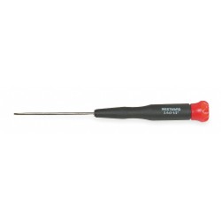 WESTWARD Desarmador Plano de Precisión, 4-3/4", Moldeado, 1-5/8", 1.8mm, Plana