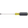 KLEIN TOOLS Desarmador Plano de Uso General, 10", Ergonómico, 0.25", 6", 5/16", Plana