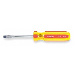 STANLEY Desarmador, 7-1/8", Ergonómico, 3", 1/4", Plana