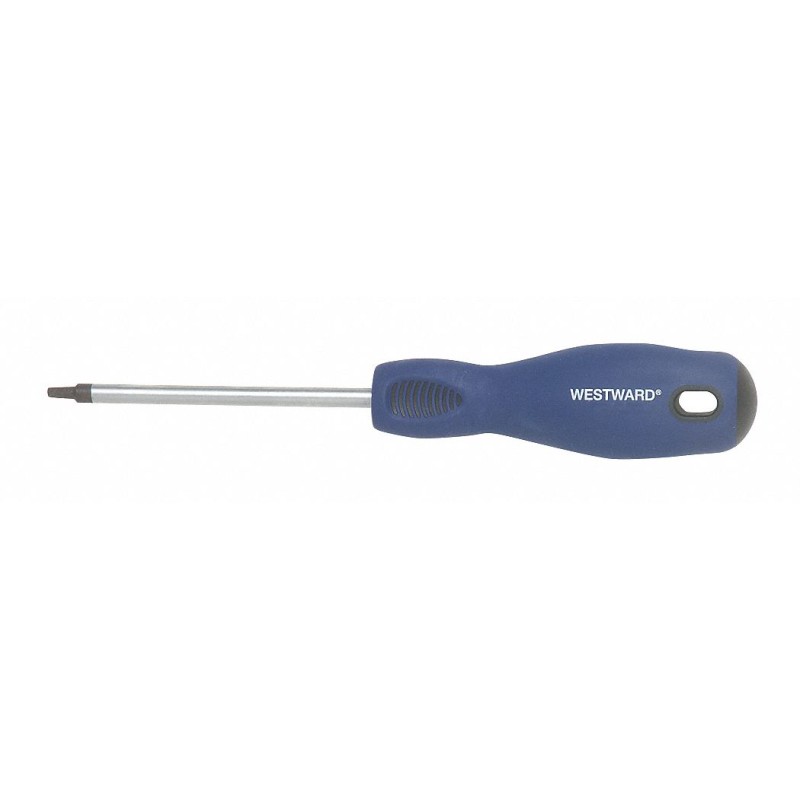 WESTWARD Desarmador Cuadrado con Capacidad de Amarre, 8-1/2", Ergonómico, 4", #1, Robertson