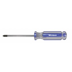 WESTWARD Desarmador Phillips de Uso General, 8", Acanalado, 0.25", 4", #2, Phillips