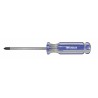 WESTWARD Desarmador Phillips de Uso General, 8", Acanalado, 0.25", 4", #2, Phillips