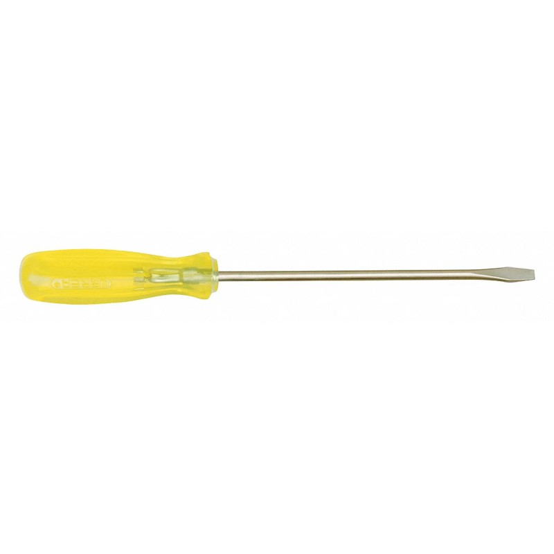 URREA Desarmador, 10", Ergonómico, 6", 1/4", Plana