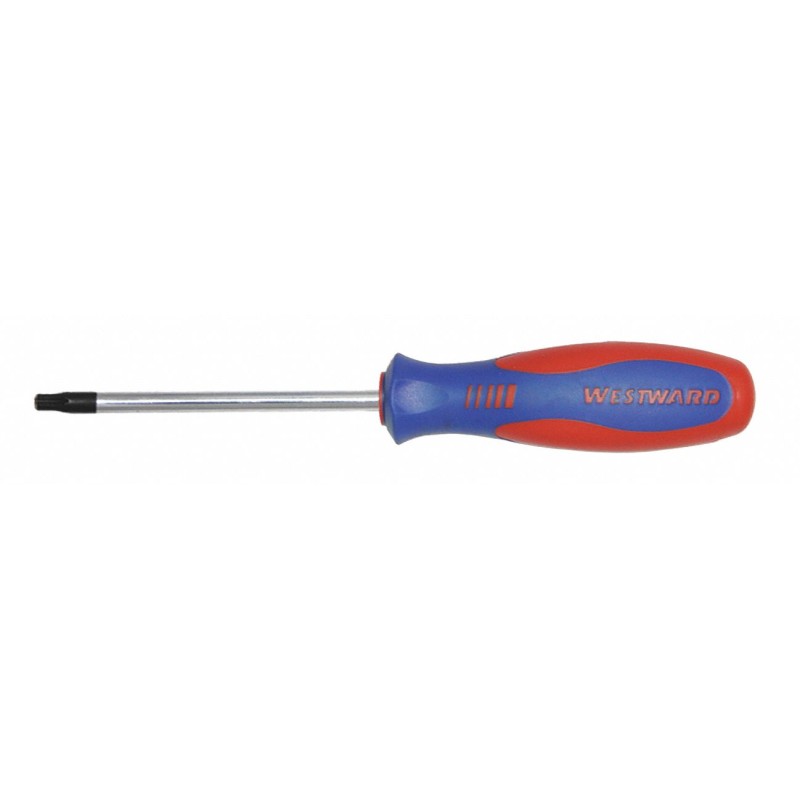 WESTWARD Desarmador Torx de Uso General, 8-1/2", Ergonómico, 0.25", 4", T30, Torx(R)