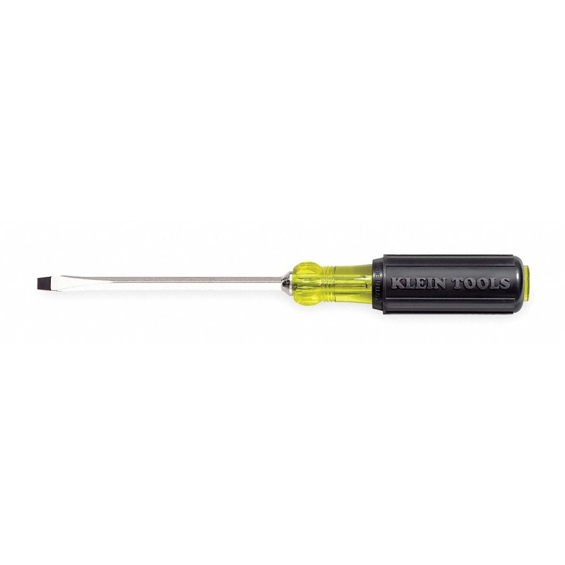 KLEIN TOOLS Desarmador Plano de Uso General, 17-1/4", Ergonómico, 0.38", 12", 1/2", Plana