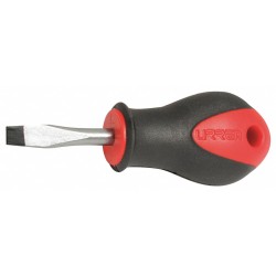 URREA Desarmador, 4", Ergonómico, 1-1/2", 1/4", Plana