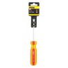 STANLEY Desarmador, 8-1/8", Ergonómico, 4", 1/4", Plana