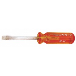 AMPCO Desarmador Plano Antichispas, 13", Ergonómico, 8", 3/8", Plana