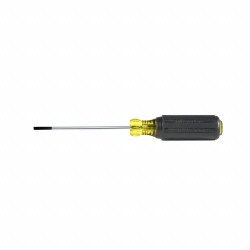 KLEIN TOOLS Desarmador Plano de Uso General, 7-3/4", Ergonómico, 0.13", 4", 1/8", Plana