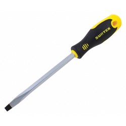 SURTEK Desarmador, 4", Ergonómico, 4", 1/4", Plana