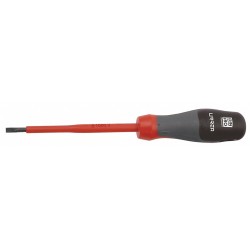 URREA Desarmador, 6-5/16", Ergonómico, 6", 1/4", Plana