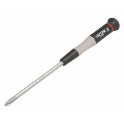 URREA Desarmador, 6-7/8", Ergonómico, 2-3/8", #1, Phillips