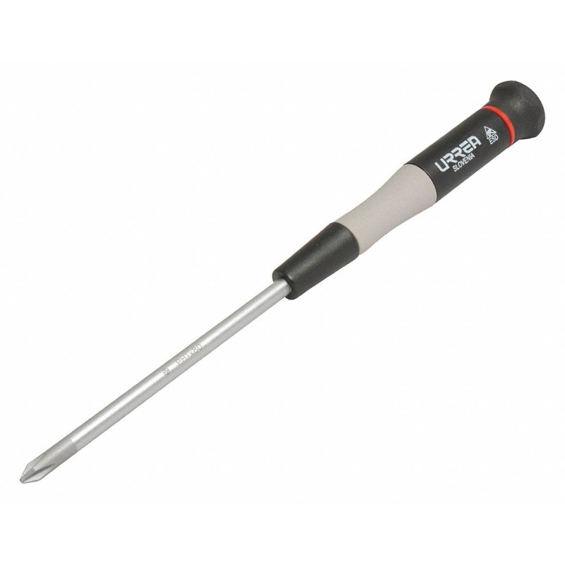 URREA Desarmador, 6-7/8", Ergonómico, 2-3/8", #1, Phillips